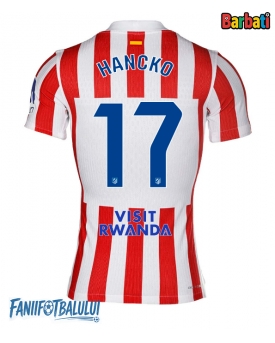 Atletico Madrid David Hancko #17 Tricou Fotbal Replică 2025-26 Barbati Acasa